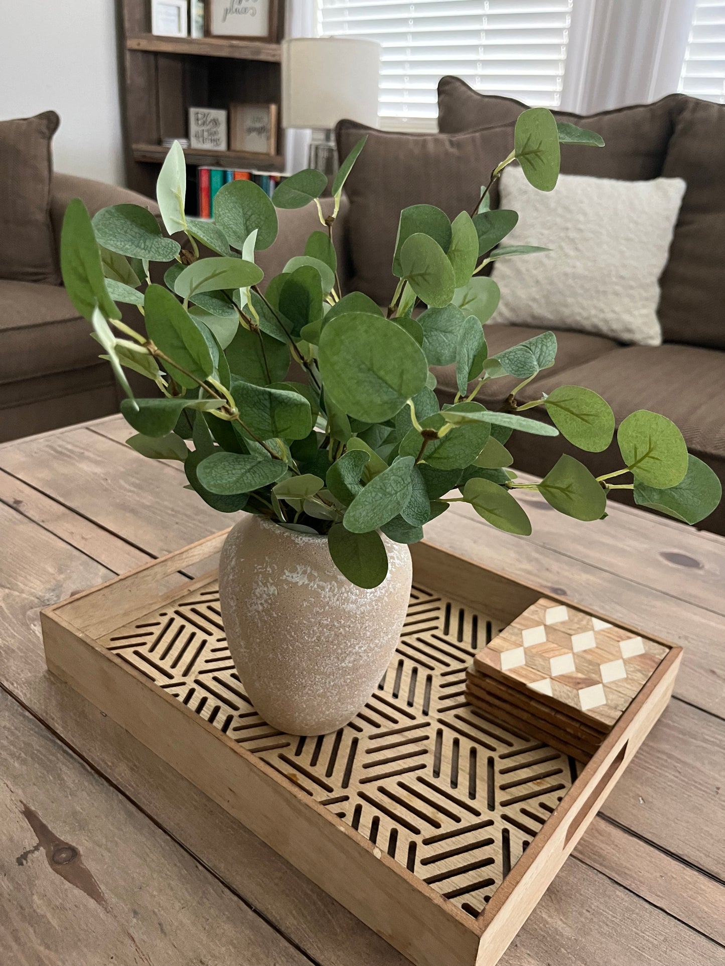 Eucalyptus Greenery Beige Home Decor