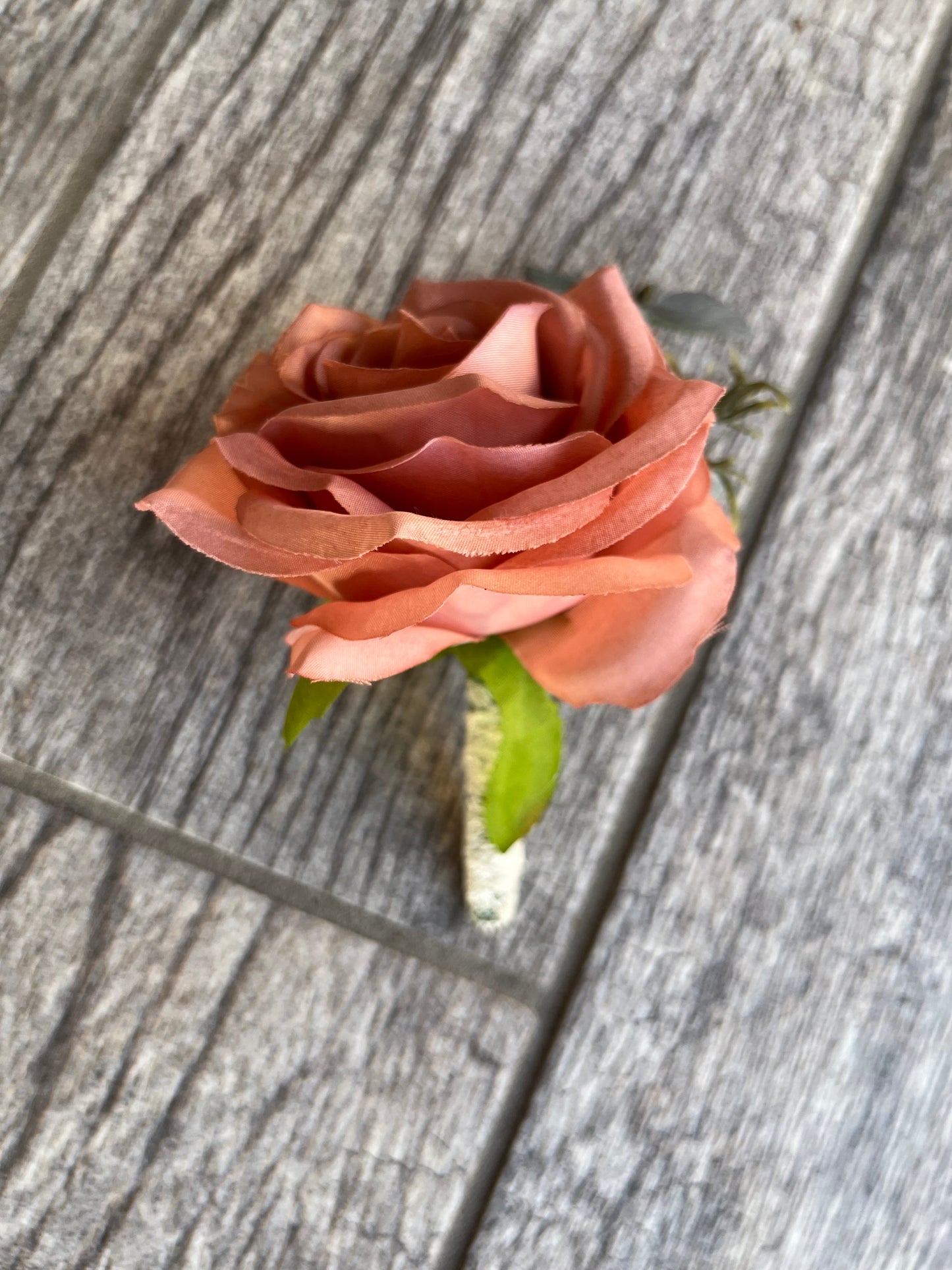 Dusty Rose Boutonniere