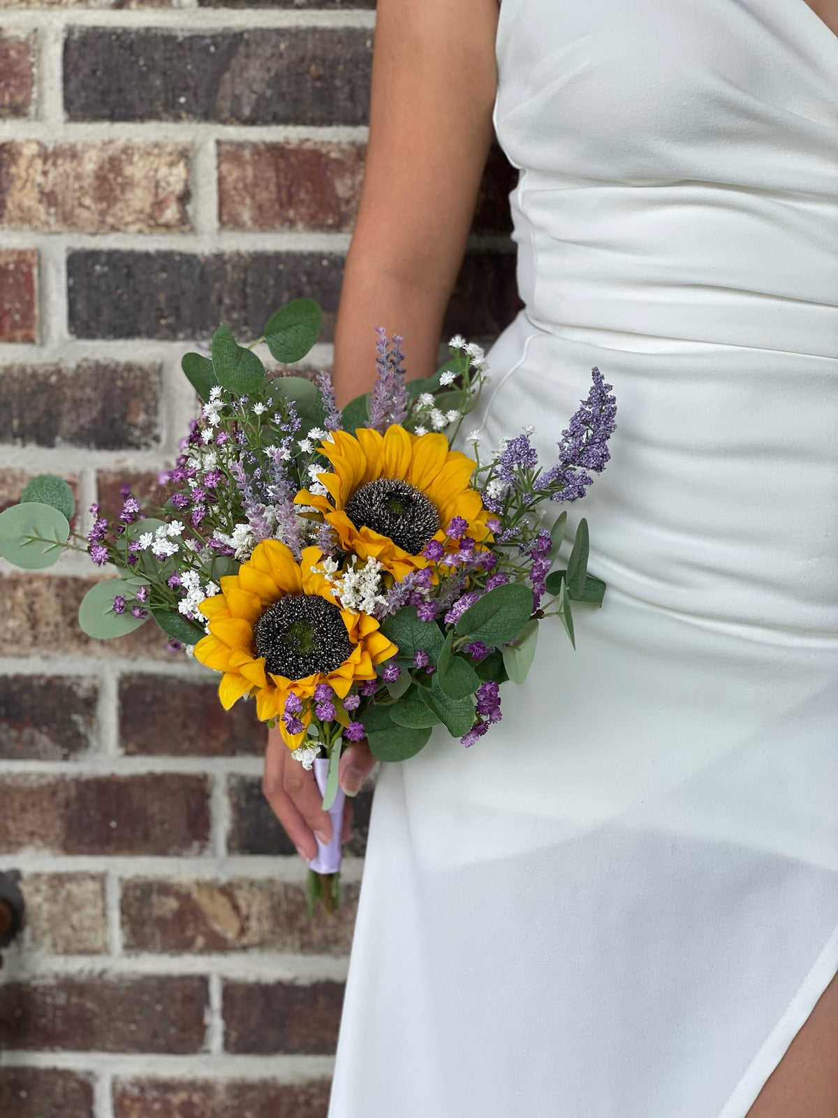 Purple & Sunflower Bouquet