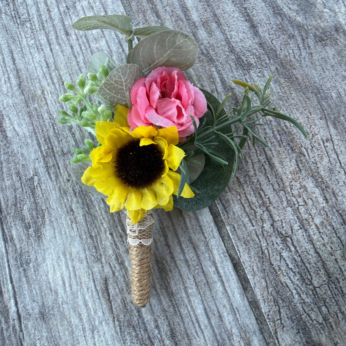 Sunflower Burnt Orange Dahlias & Coral Roses Bouquet