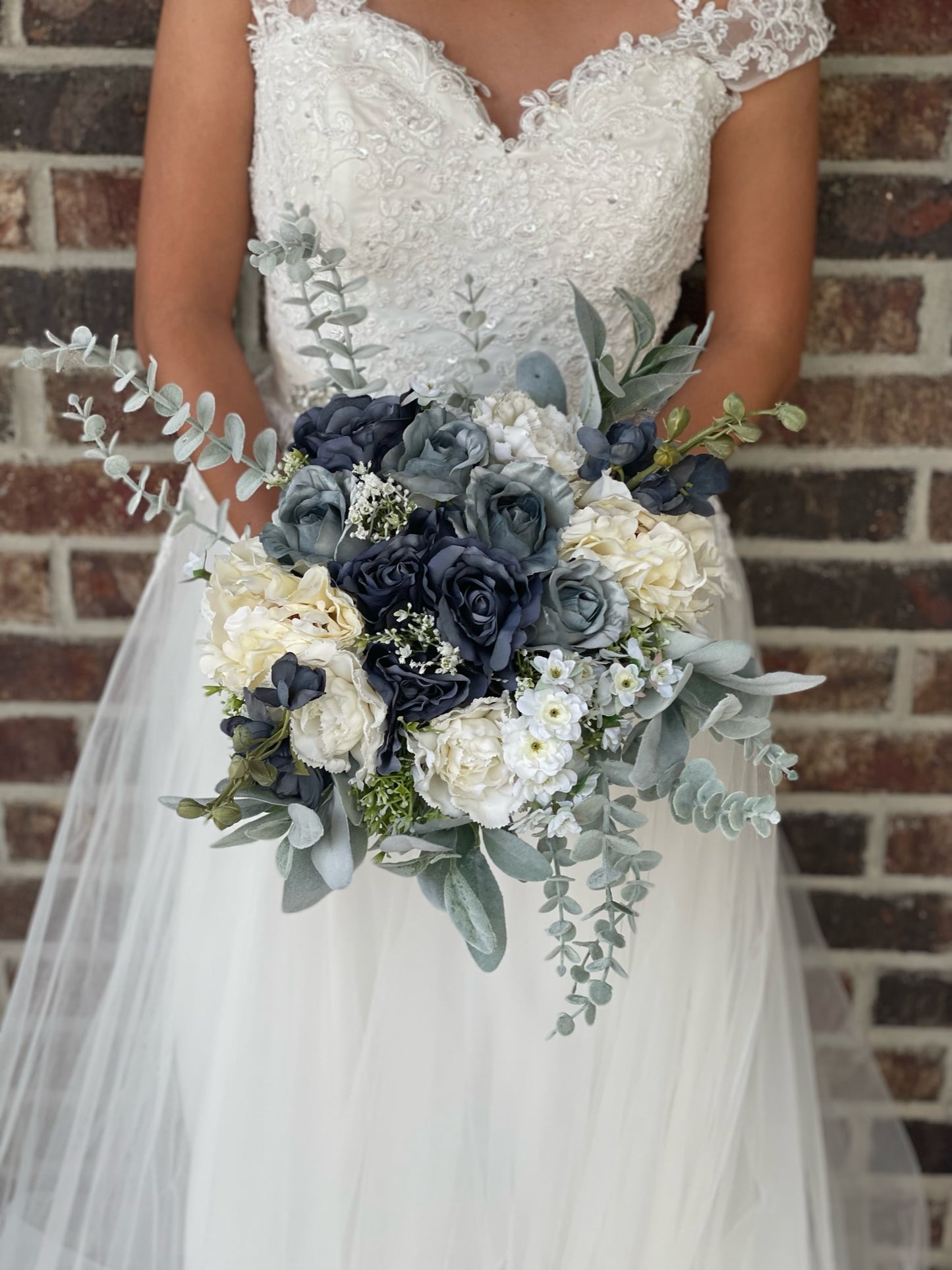 Dusty Blue Boho Bouquet