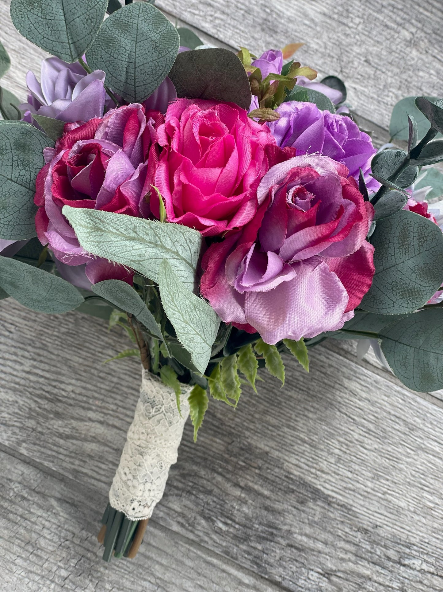 Colorful Succulent Bride Bouquet