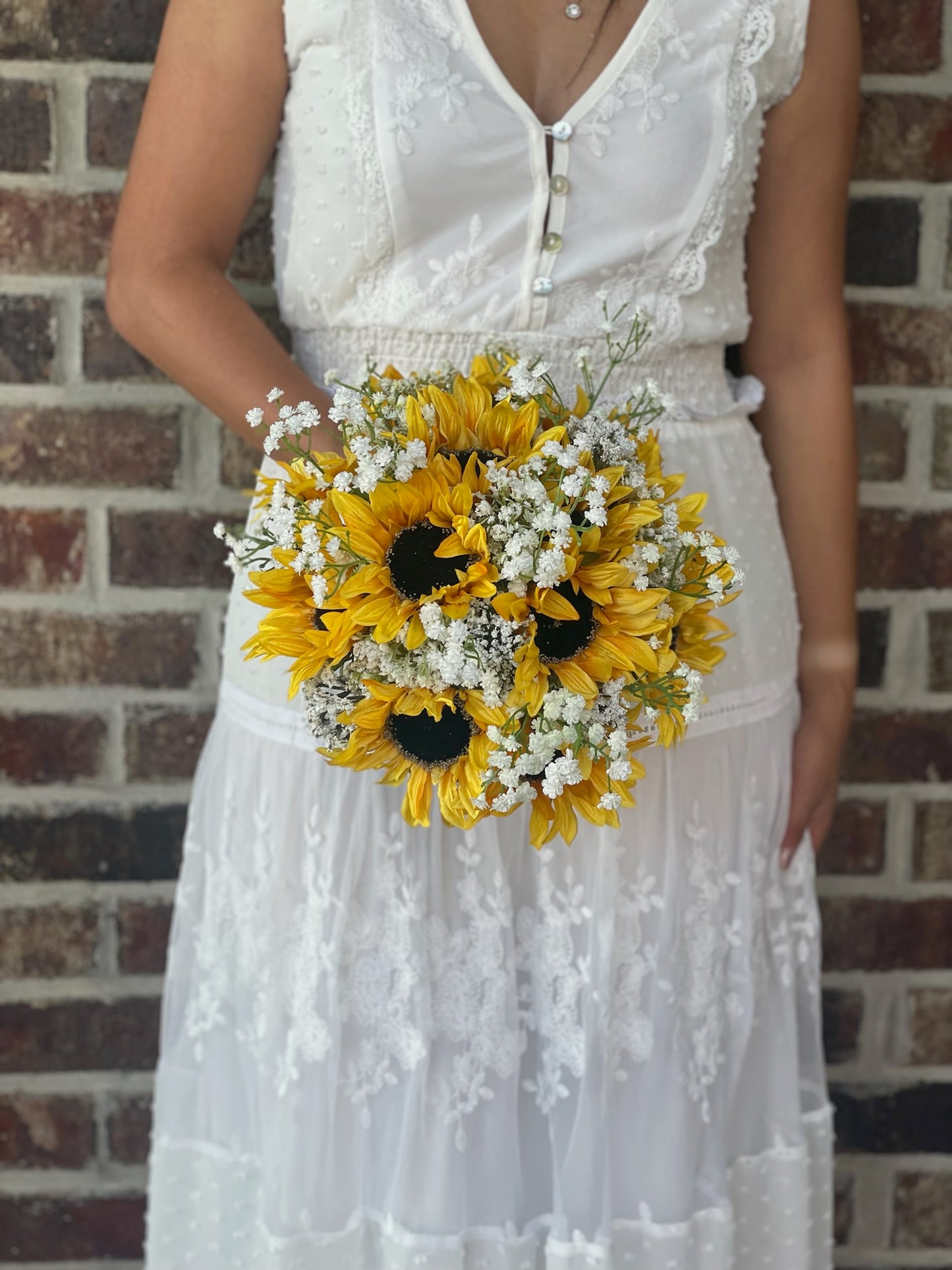 Sunflowers & Baby’s Breath Bouquet