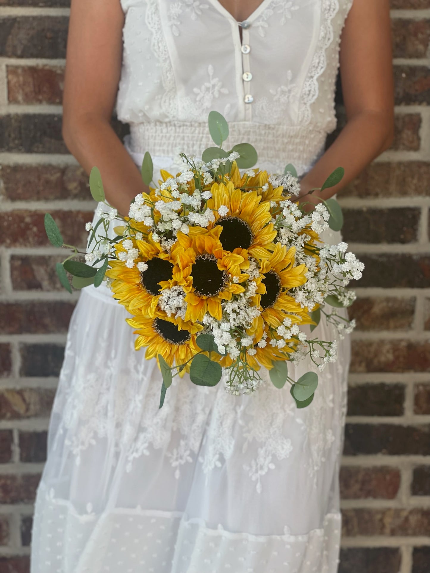 Sunflowers & Baby’s Breath Bouquet