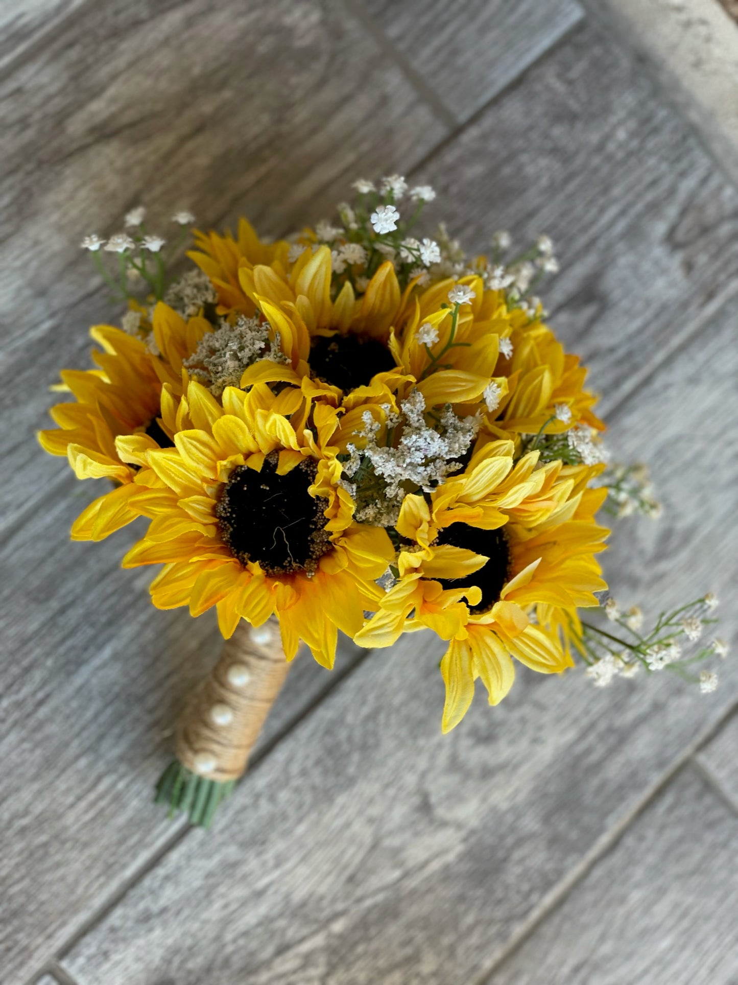 Sunflowers & Baby’s Breath Bouquet